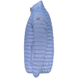 Blue Polyamide Men's Jacket