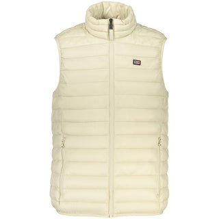 Chaleco para hombre de poliéster beige