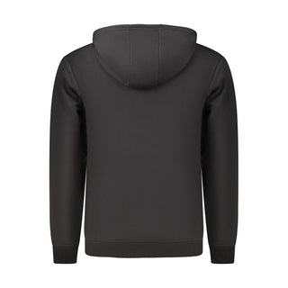 Black Cotton Men's Sweatshirt