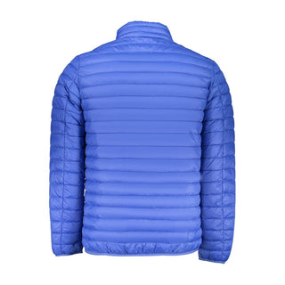 Blue Polyamide Men Jacket