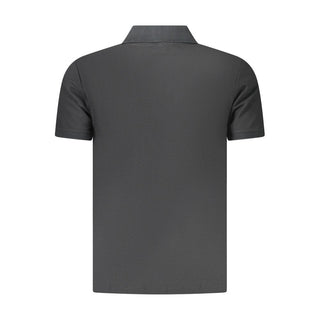 Black Cotton Men's Polo Shirt