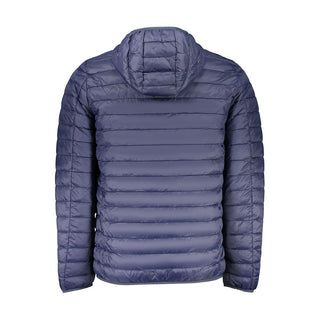 Blaue Polyamid-Herrenjacke