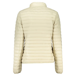 Beige Polyamid Damenjacke