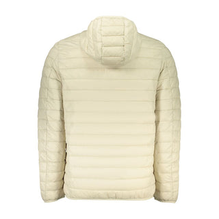 Beige Polyamide Men's Jacket
