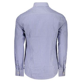 Blue Cotton Men's Shirt