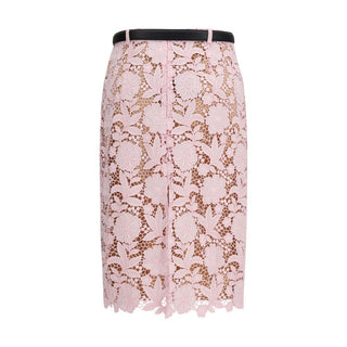 Multicolor Polyester Midi Skirt