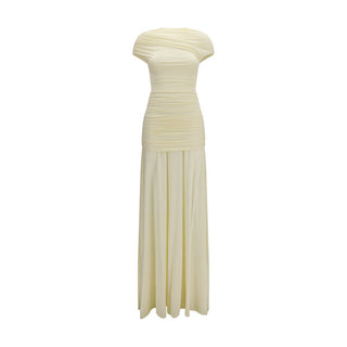 Bicolor Viscose Casual Dress