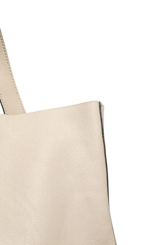 Bolso tote blanco con logo de Web Sherry impreso