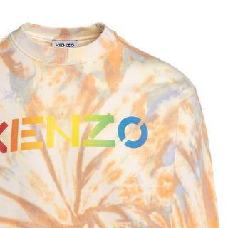 Orange Cotton Sweatshirt