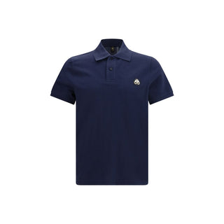 Blaues Polohemd aus Baumwolle
