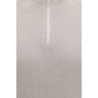 Beige Cotton Sweatshirt