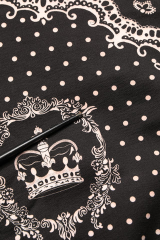 Schwarzer Kapuzenpullover für Herren mit Bandana-Print aus Baumwolle