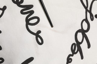 Weißes Baumwoll-Sweatshirt mit Skript-Logo-Print