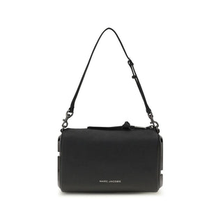 Bolso de hombro Bos Taurus de piel de becerro negra