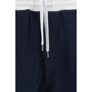 Blaue Baumwoll-Jogginghose (Trainingshose)