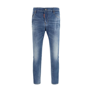 Blue Cotton Jeans Denim