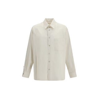 Camisa beige de algodón
