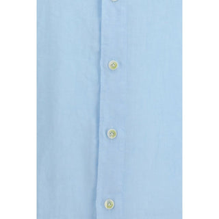 Blue Linen Longsleeve Shirt