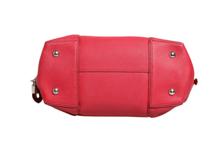 Bolso bandolera Soft Lockit MM de cuero Taurillon Griotte