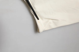 Off White Strapless One Piece Swimsuit Swimwear