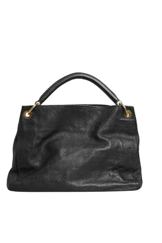 Schwarze Monogram Empreinte Artsy MM Handtasche