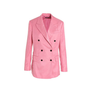 Blazer multicolor de viscosa