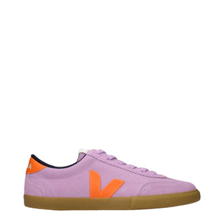 Zapatillas bajas de cuero rosas