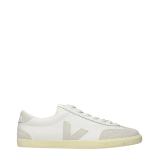 Zapatillas bajas de cuero blancas