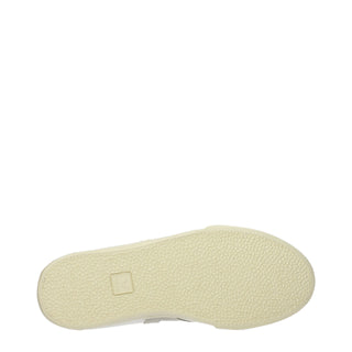 White Leather Low Top Sneakers