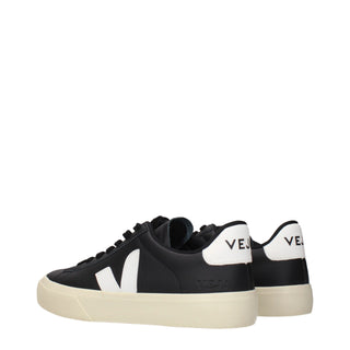 Black Leather Low Top Sneakers