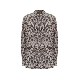 Camisa de algodón bicolor