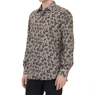 Camisa de algodón bicolor