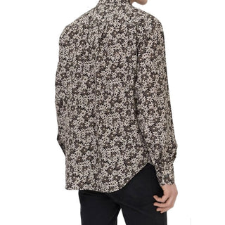 Camisa de algodón bicolor