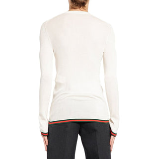 White Silk T-Shirt