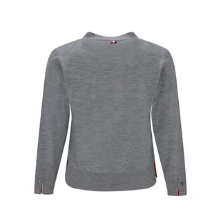 Gray Virgin Wool Cardigan