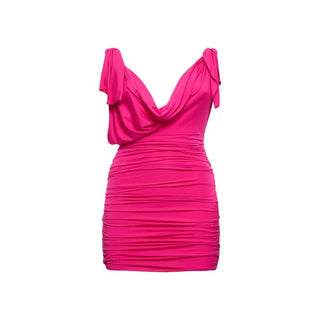 Multicolor Elastane Casual Dress