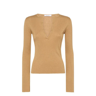 Sudadera de cachemira marrón