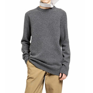 Graues Woll-Sweatshirt
