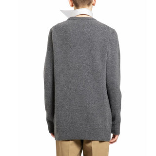 Graues Woll-Sweatshirt