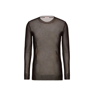 Brown Silk Sweatshirt