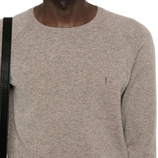 Brauner Kaschmirpullover