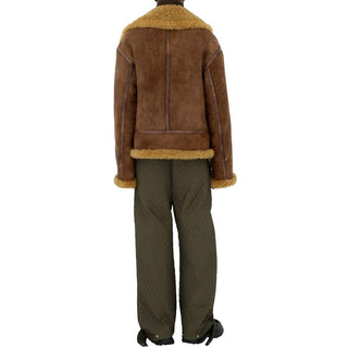 Bicolor Polyamide Casual Pants