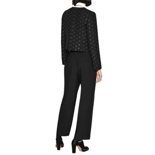 Pantalones de vestir de lana negra