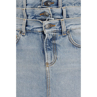Blue Denim Skirt