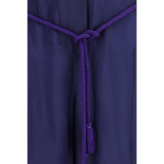 Blauer Viskose-Overall