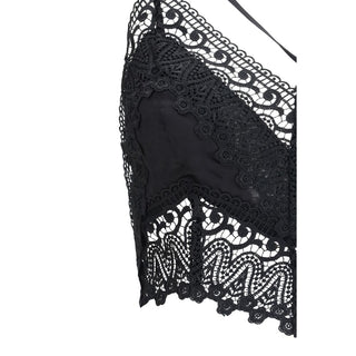 Camiseta sin mangas de algodón negra