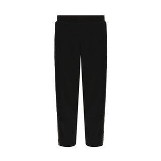 Schwarze Jogginghose aus Baumwolle (Sporthose)