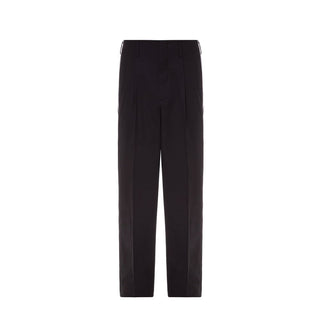 Schwarze lässige Baumwollhose