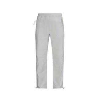 Pantalones casuales de poliéster gris