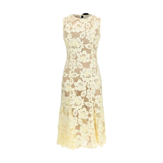 Vestido casual bicolor de poliéster
